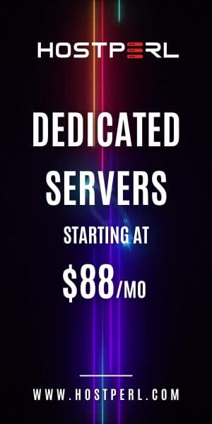 Hostperl Dedicated Servers Ad