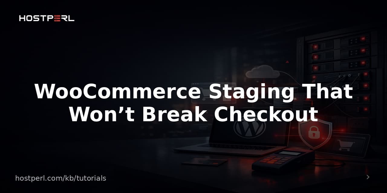 WooCommerce Staging That Won’t Break Checkout