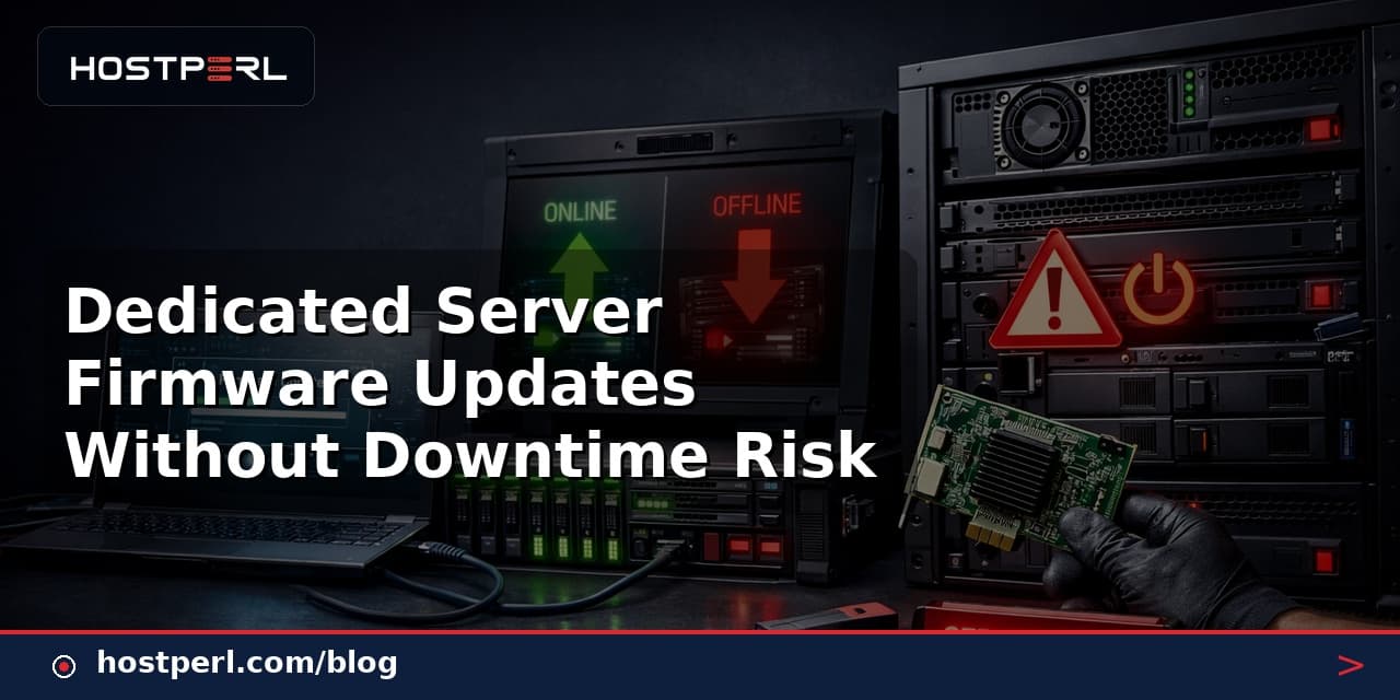 Dedicated Server Firmware Updates Without Downtime Risk