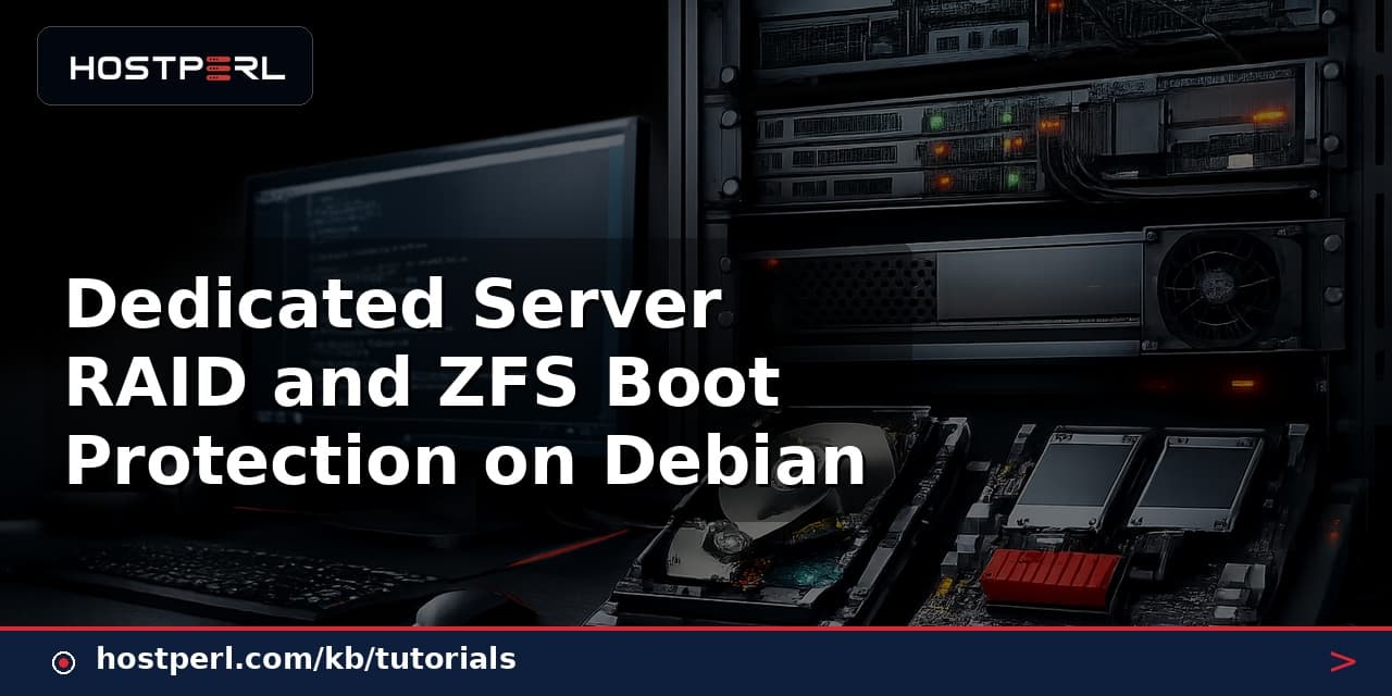 Dedicated Server RAID and ZFS Boot Protection on Debian