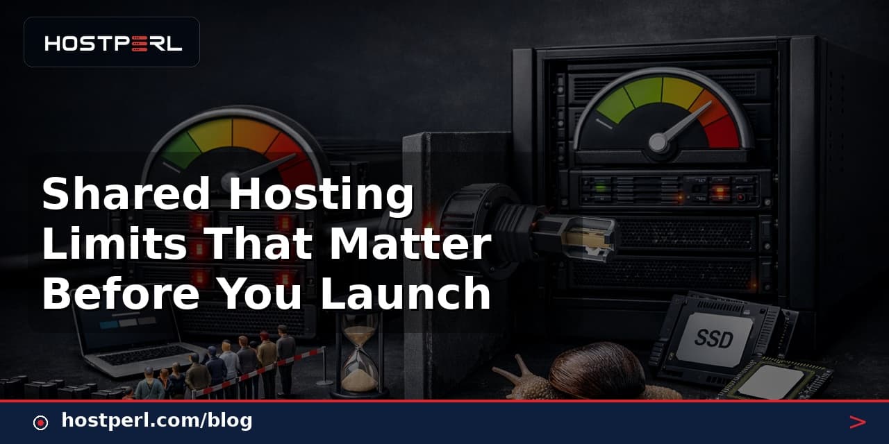 Shared Hosting Limits That Matter Before You Launch