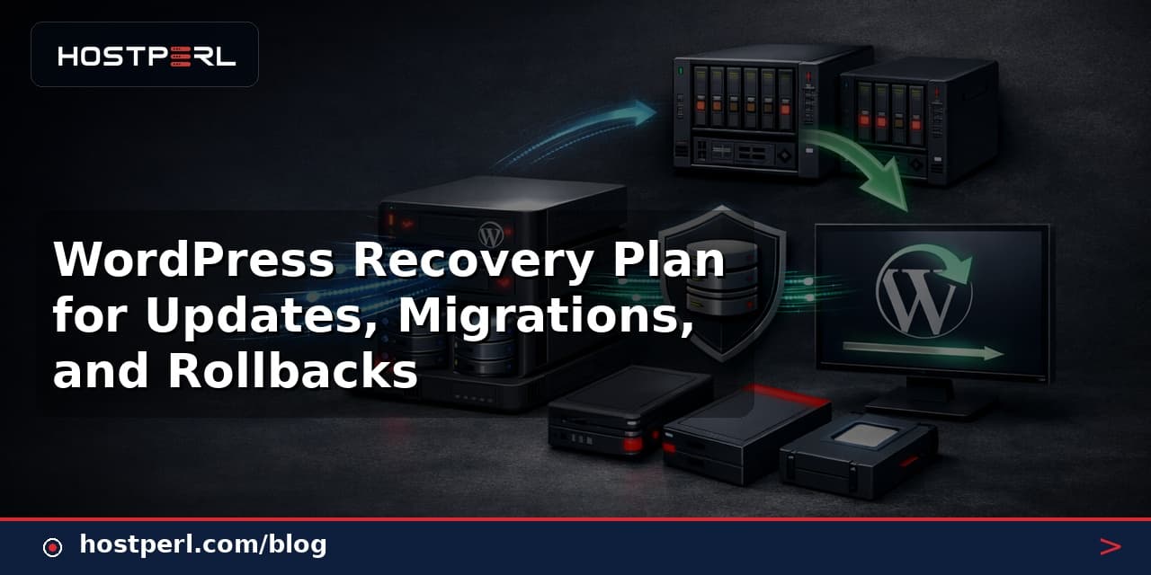 WordPress Recovery Plan for Updates, Migrations, and Rollbacks