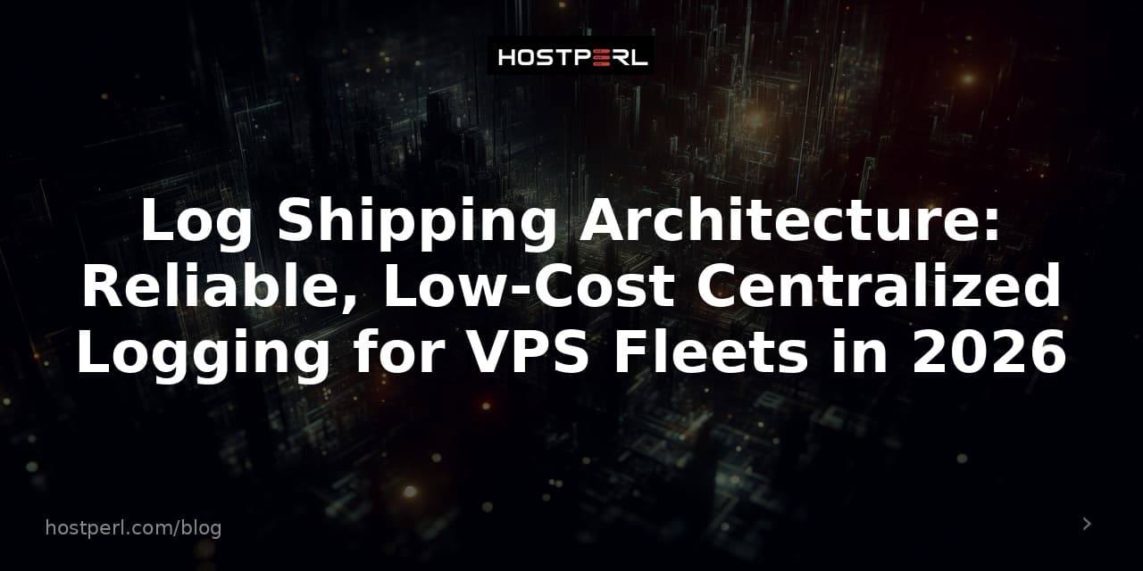 Log Shipping Architecture: Reliable, Low-Cost Centralized Logging for VPS Fleets in 2026
