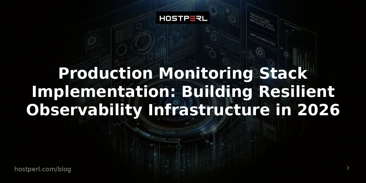 Production Monitoring Stack Implementation: Building Resilient Observability Infrastructure in 2026