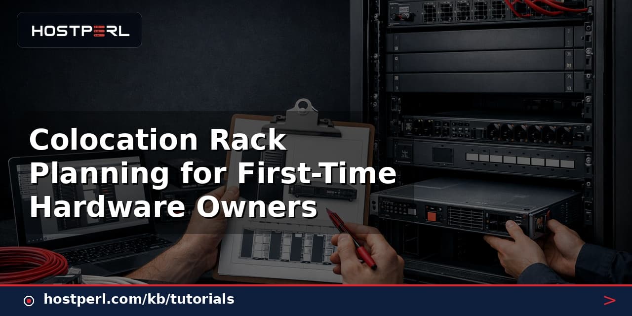 Colocation Rack Planning for First-Time Hardware Owners