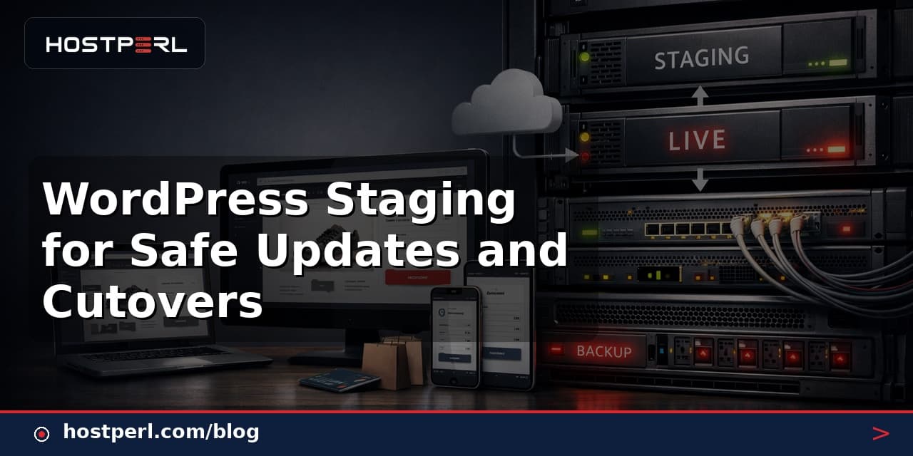 WordPress Staging for Safe Updates and Cutovers