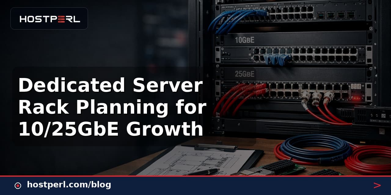 Dedicated Server Rack Planning for 10/25GbE Growth