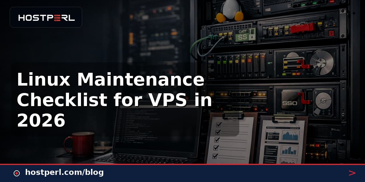 Linux Maintenance Checklist for VPS in 2026