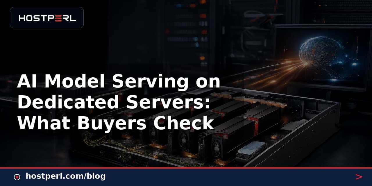 AI Model Serving on Dedicated Servers: What Buyers Check