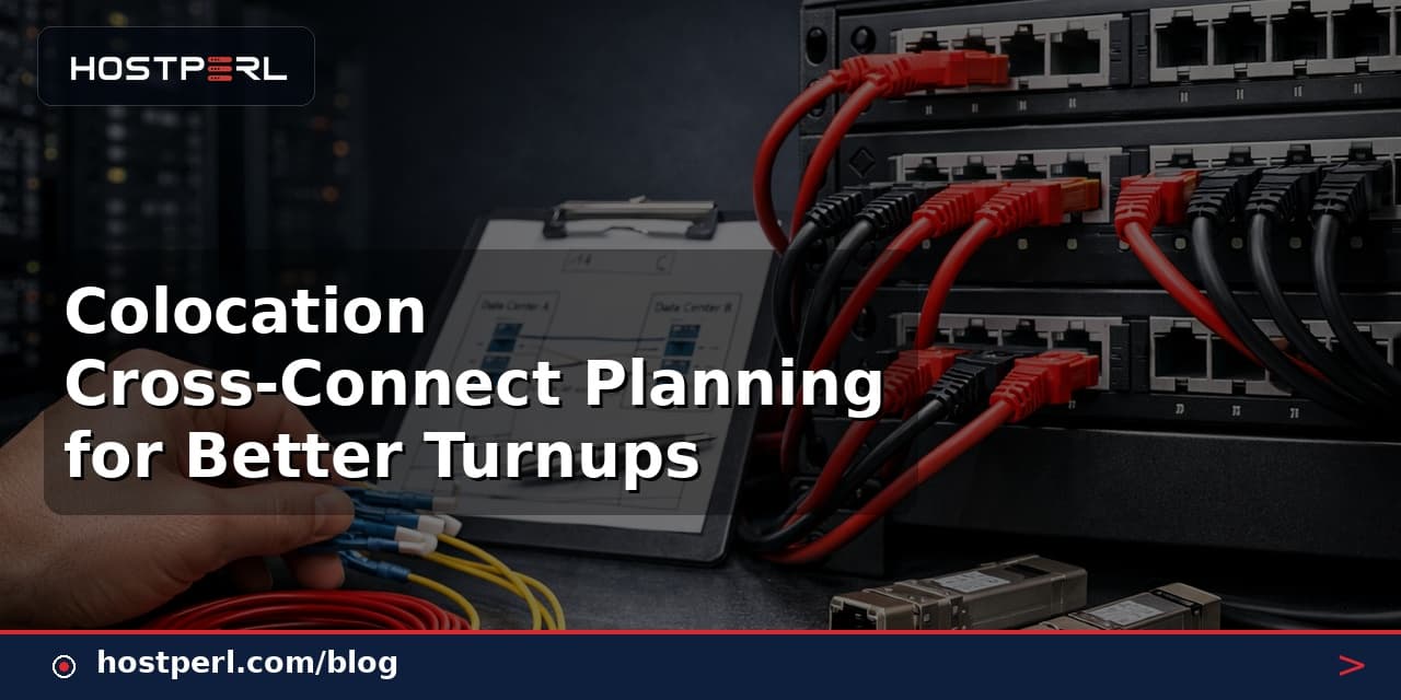 Colocation Cross-Connect Planning for Better Turnups