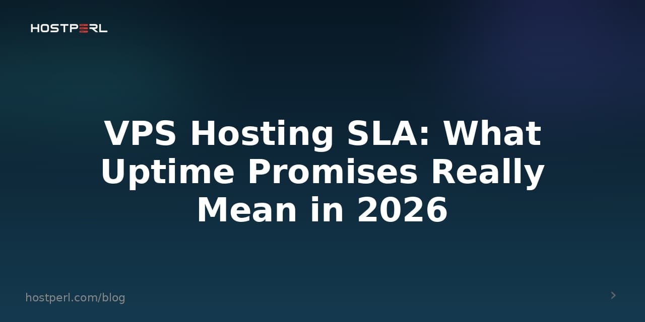 VPS Hosting SLA: What Uptime Promises Really Mean in 2026