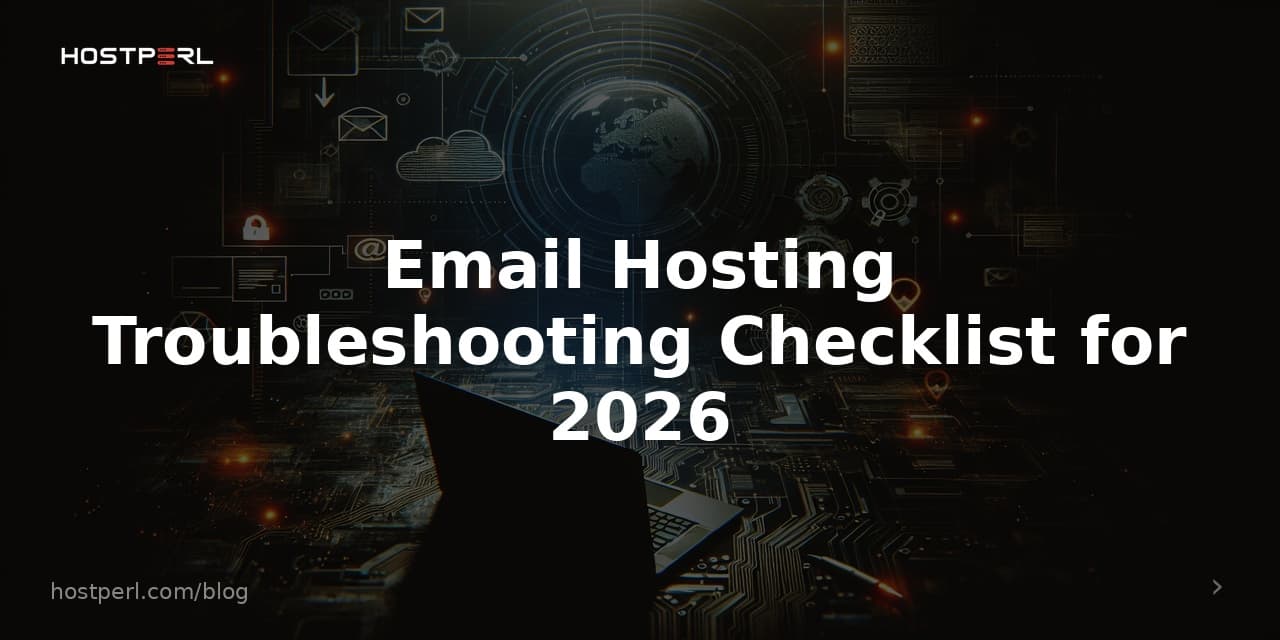 Email Hosting Troubleshooting Checklist for 2026