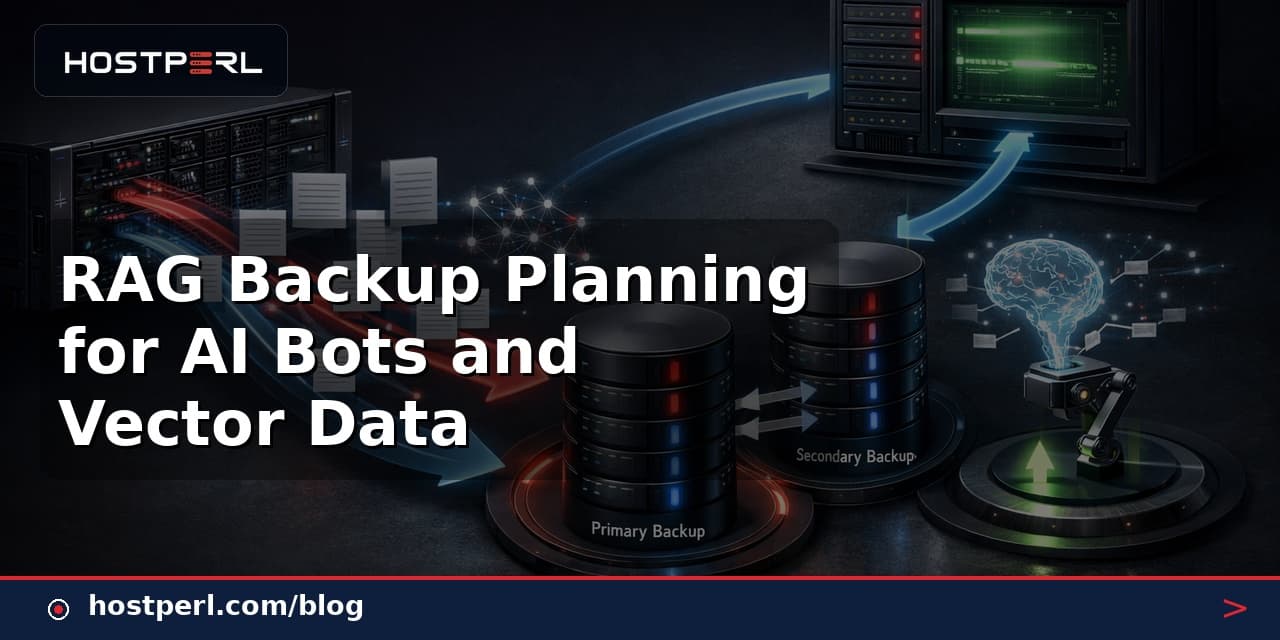 RAG Backup Planning for AI Bots and Vector Data