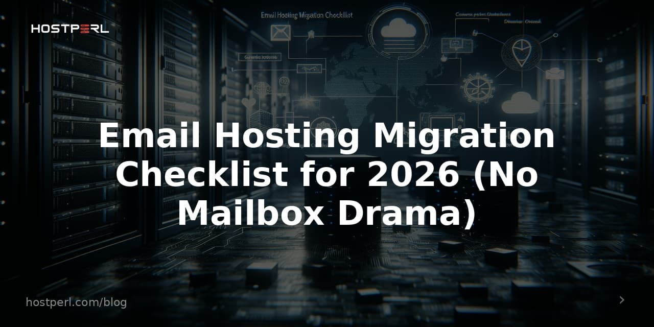 Email Hosting Migration Checklist for 2026 (No Mailbox Drama)