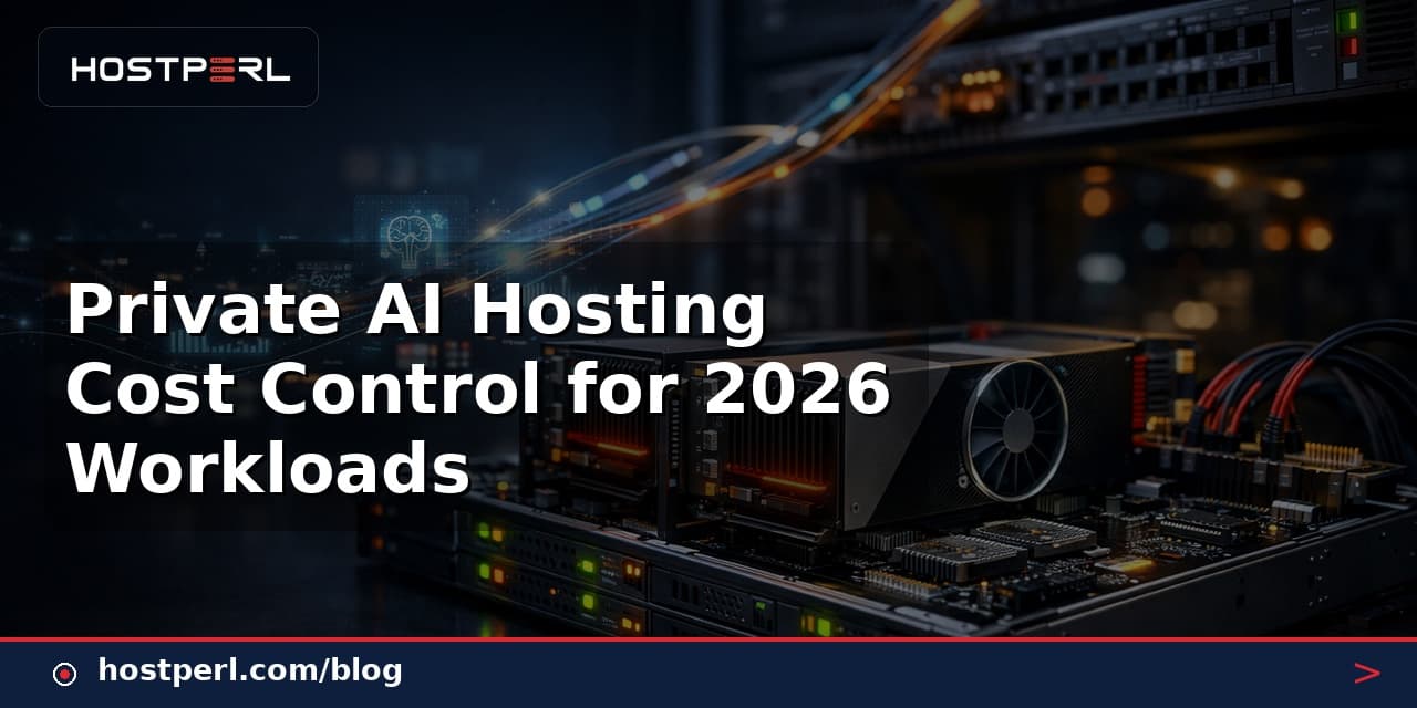 Private AI Hosting Cost Control for 2026 Workloads