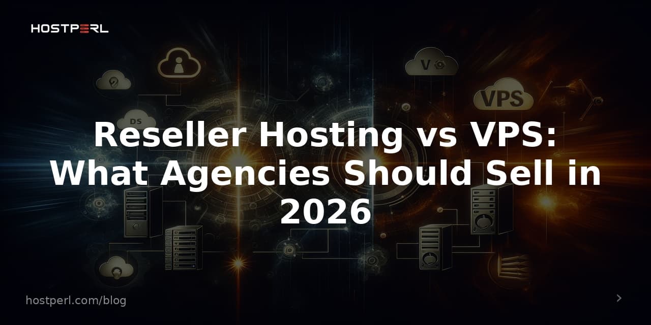 Reseller Hosting vs VPS: What Agencies Should Sell in 2026