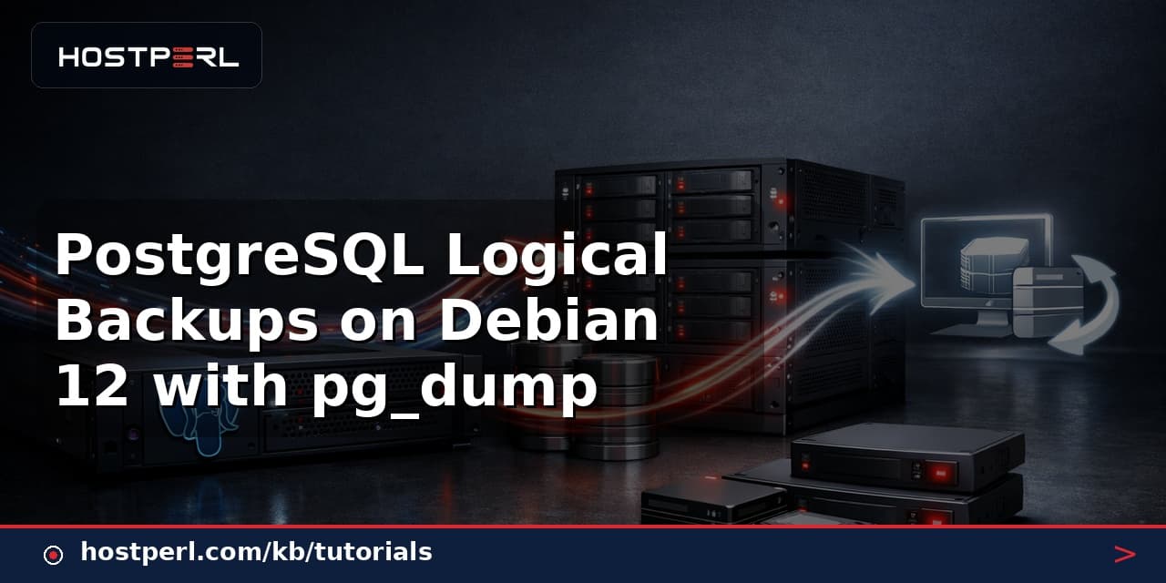 PostgreSQL Logical Backups on Debian 12 with pg_dump