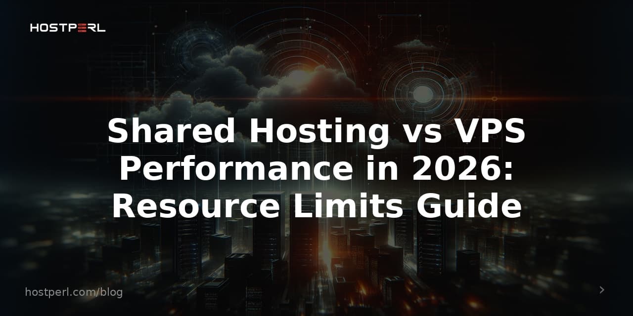 Shared Hosting vs VPS Performance in 2026: Resource Limits Guide