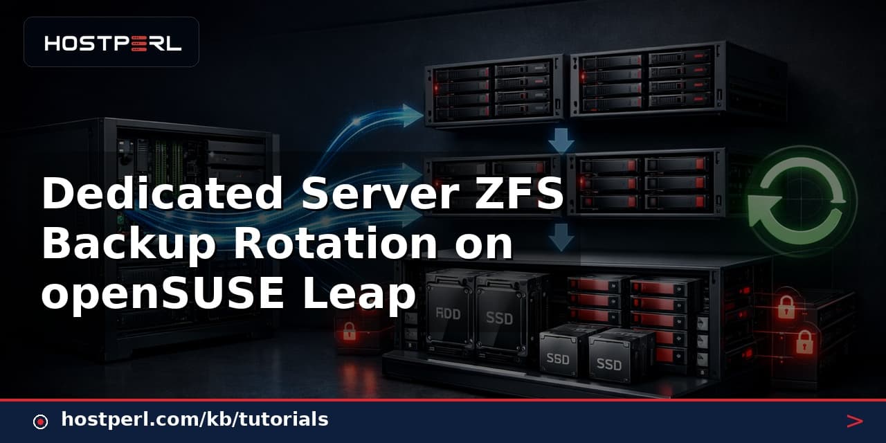 Dedicated Server ZFS Backup Rotation on openSUSE Leap