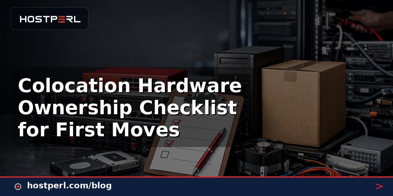 Colocation Hardware Ownership Checklist for First Moves