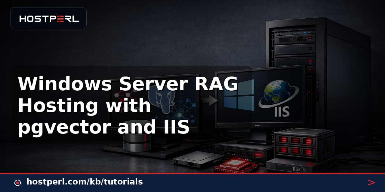 Windows Server RAG Hosting with pgvector and IIS