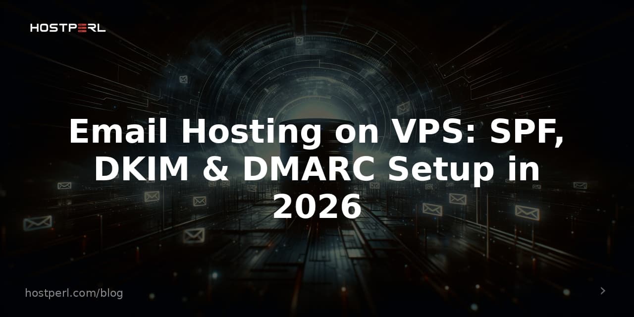 Email Hosting on VPS: SPF, DKIM & DMARC Setup in 2026