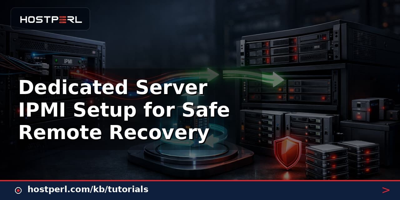 Dedicated Server IPMI Setup for Safe Remote Recovery