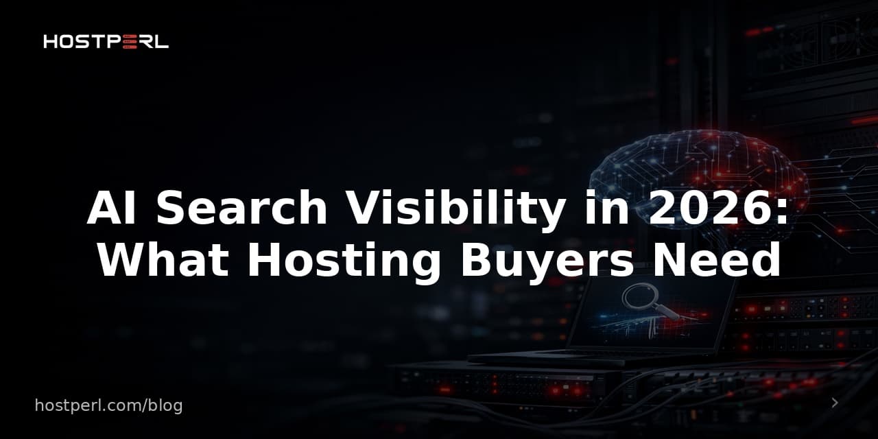 AI Search Visibility in 2026: What Hosting Buyers Need