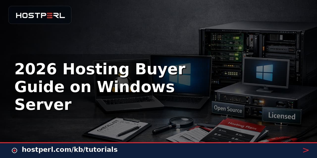 2026 Hosting Buyer Guide on Windows Server