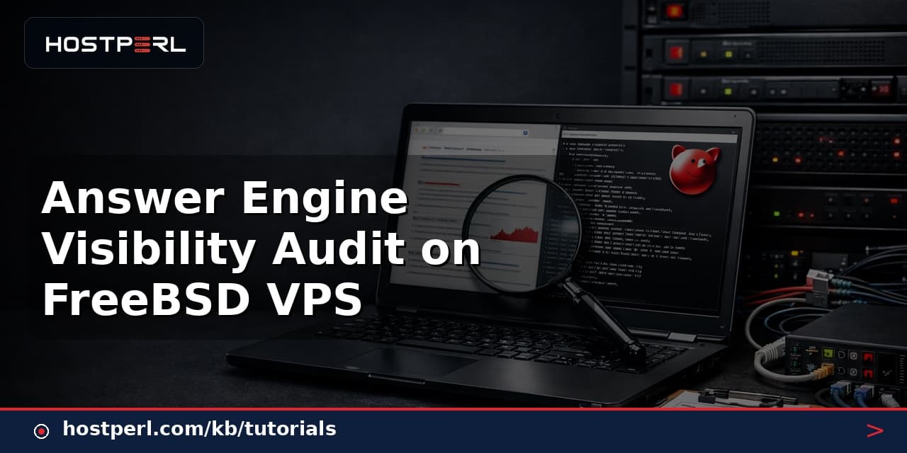 Answer Engine Visibility Audit on FreeBSD VPS