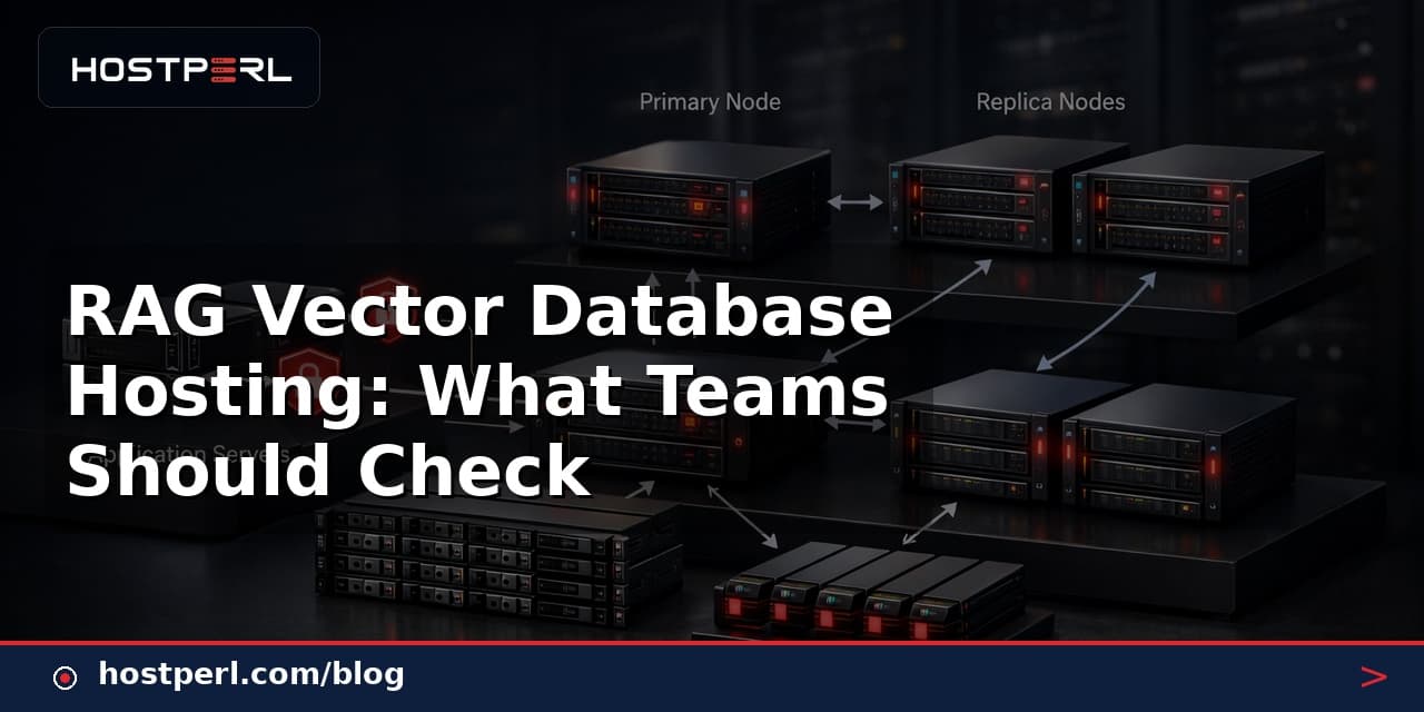 RAG Vector Database Hosting: What Teams Should Check