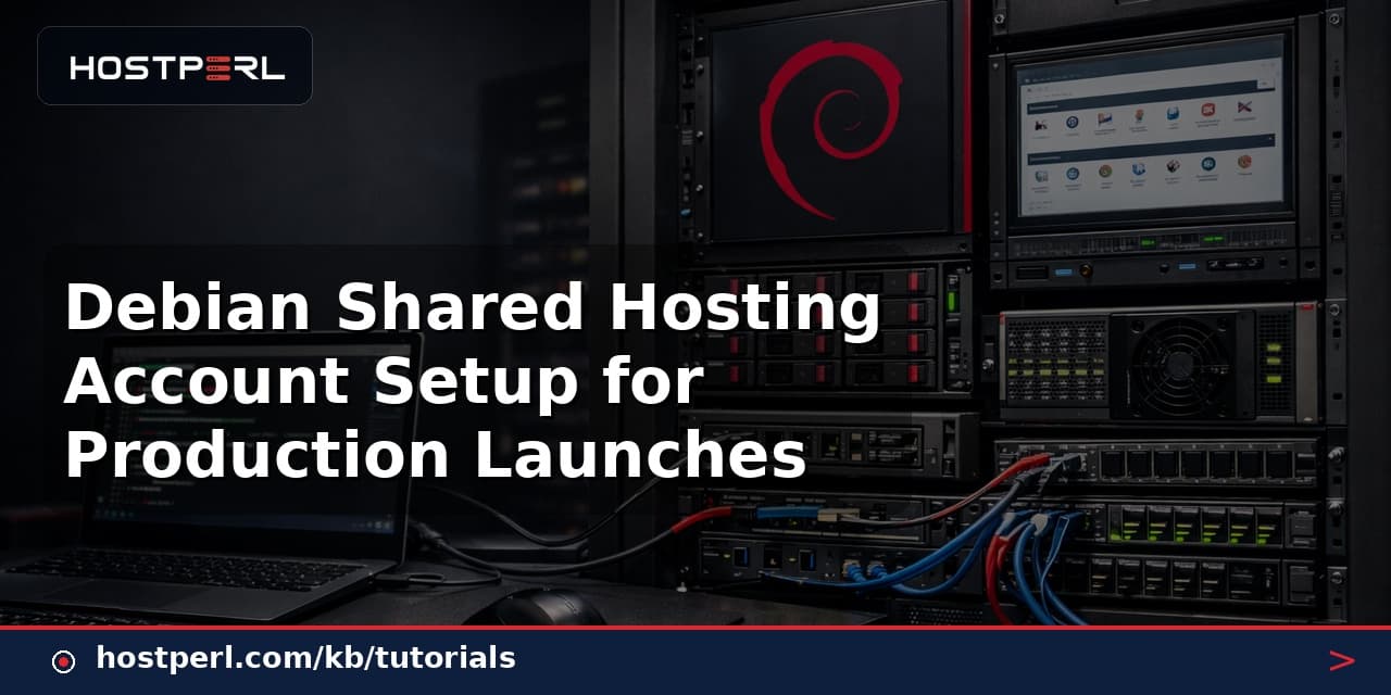 Debian Shared Hosting Account Setup for Production Launches