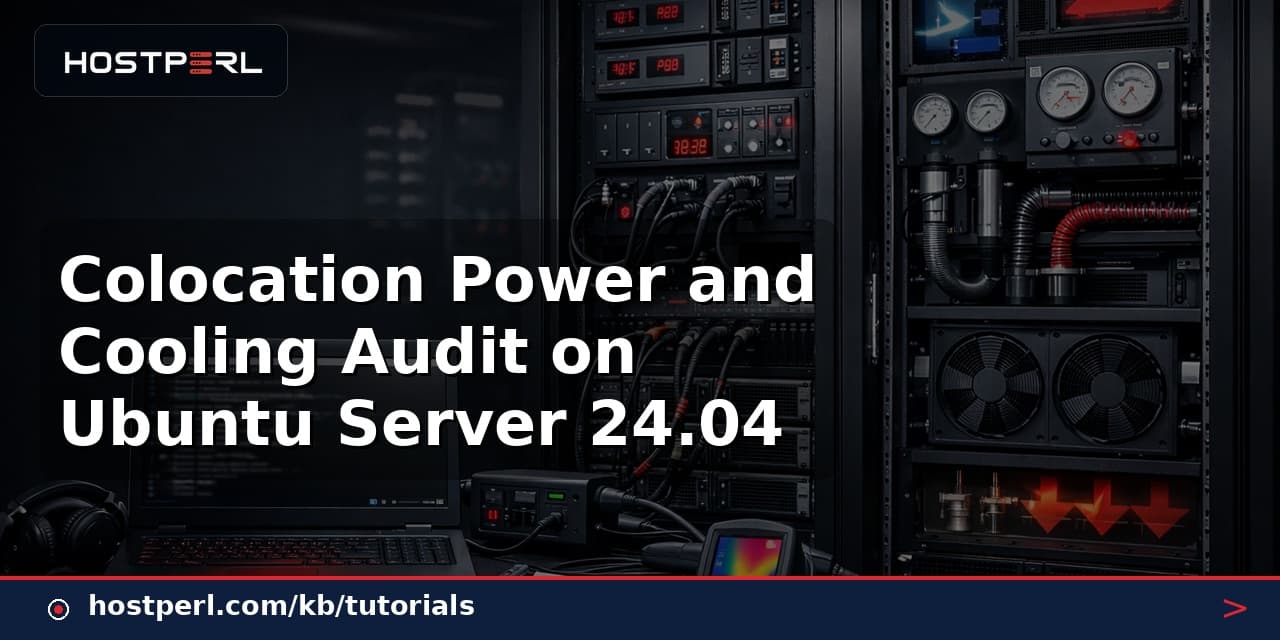Colocation Power and Cooling Audit on Ubuntu Server 24.04