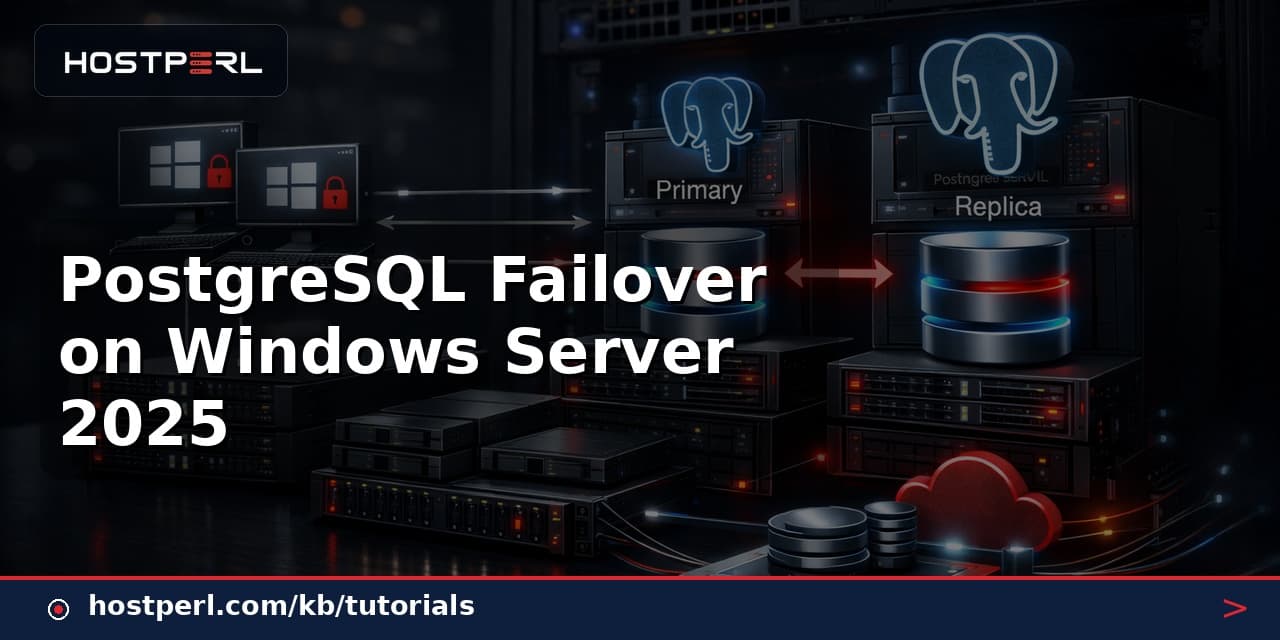 PostgreSQL Failover on Windows Server 2025