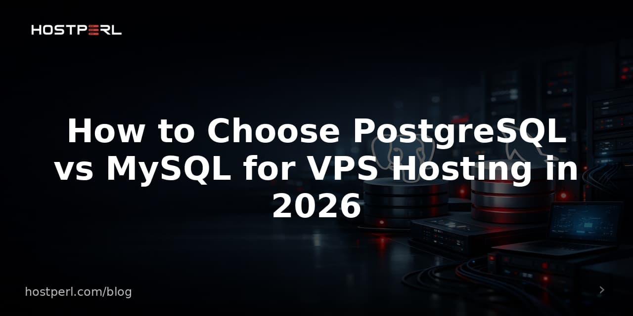 How to Choose PostgreSQL vs MySQL for VPS Hosting in 2026