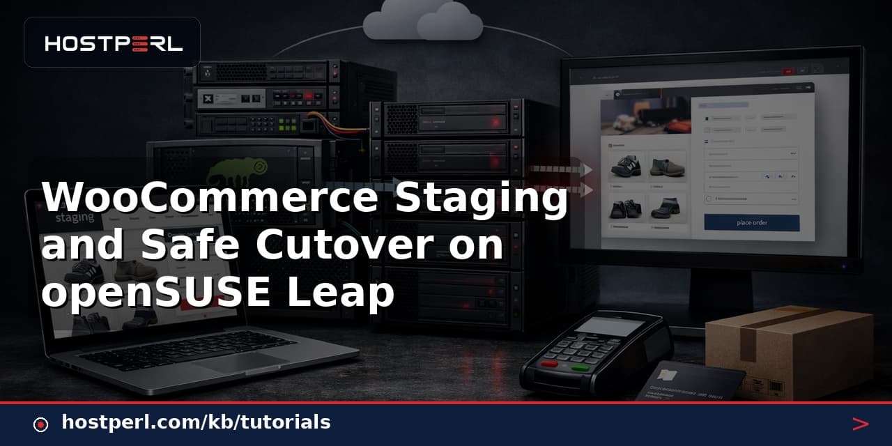 WooCommerce Staging and Safe Cutover on openSUSE Leap