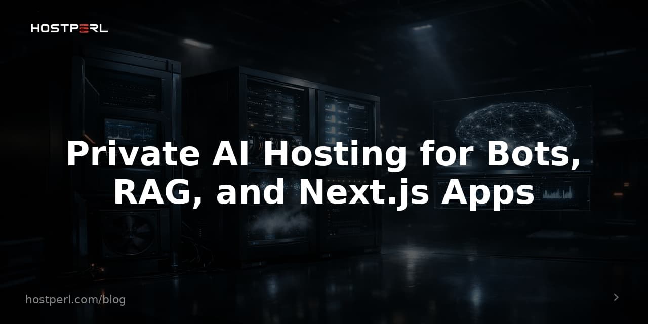 Private AI Hosting for Bots, RAG, and Next.js Apps