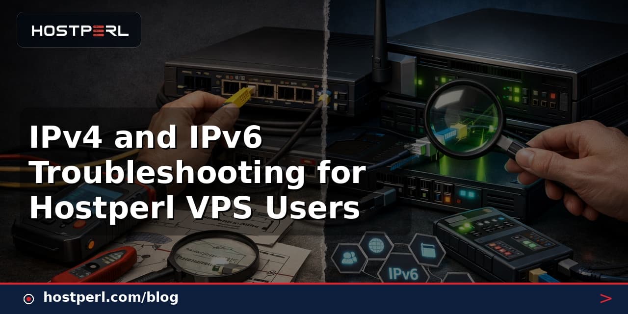 IPv4 and IPv6 Troubleshooting for Hostperl VPS Users