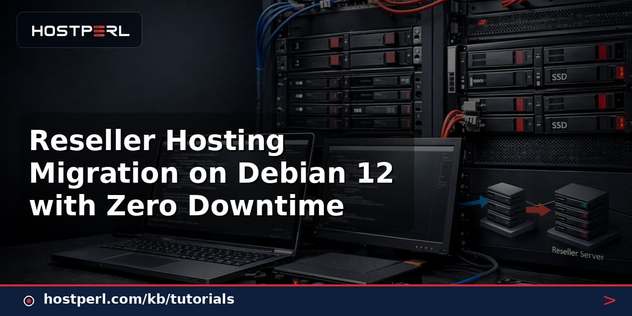 Reseller Hosting Migration on Debian 12 with Zero Downtime