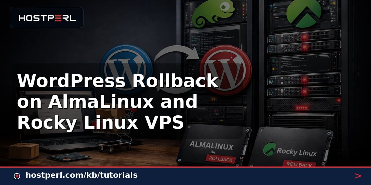WordPress Rollback on AlmaLinux and Rocky Linux VPS