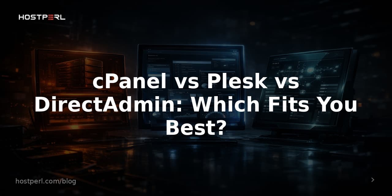 cPanel vs Plesk vs DirectAdmin: Which Fits You Best?