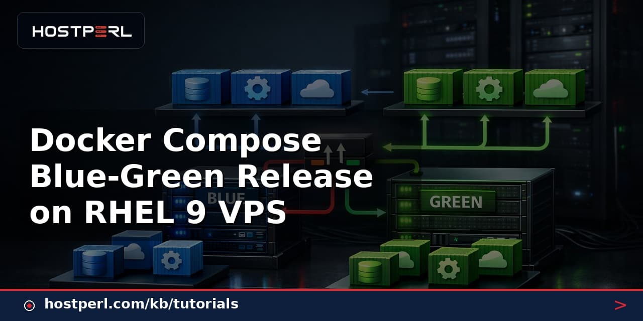Docker Compose Blue-Green Release on RHEL 9 VPS