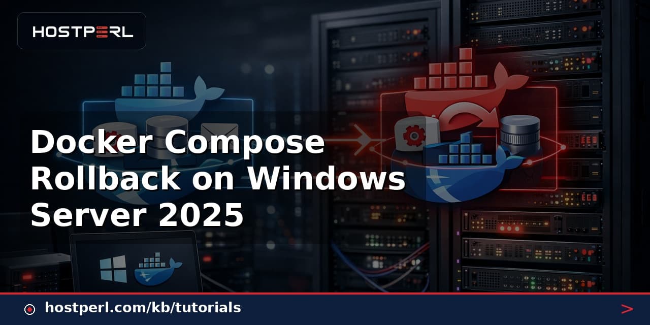 Docker Compose Rollback on Windows Server 2025