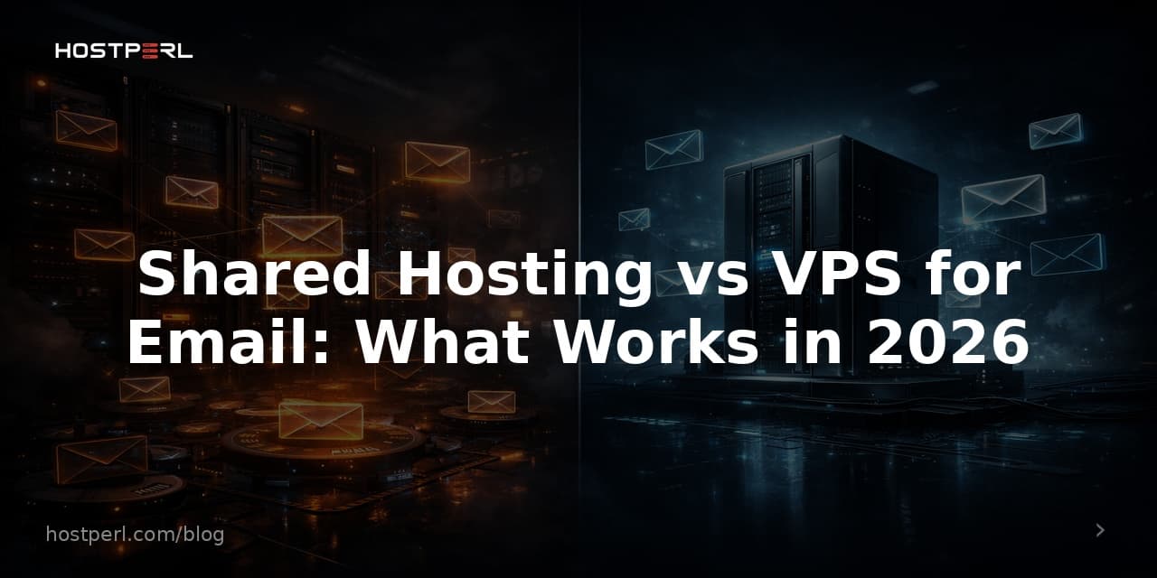 Shared Hosting vs VPS for Email: What Works in 2026