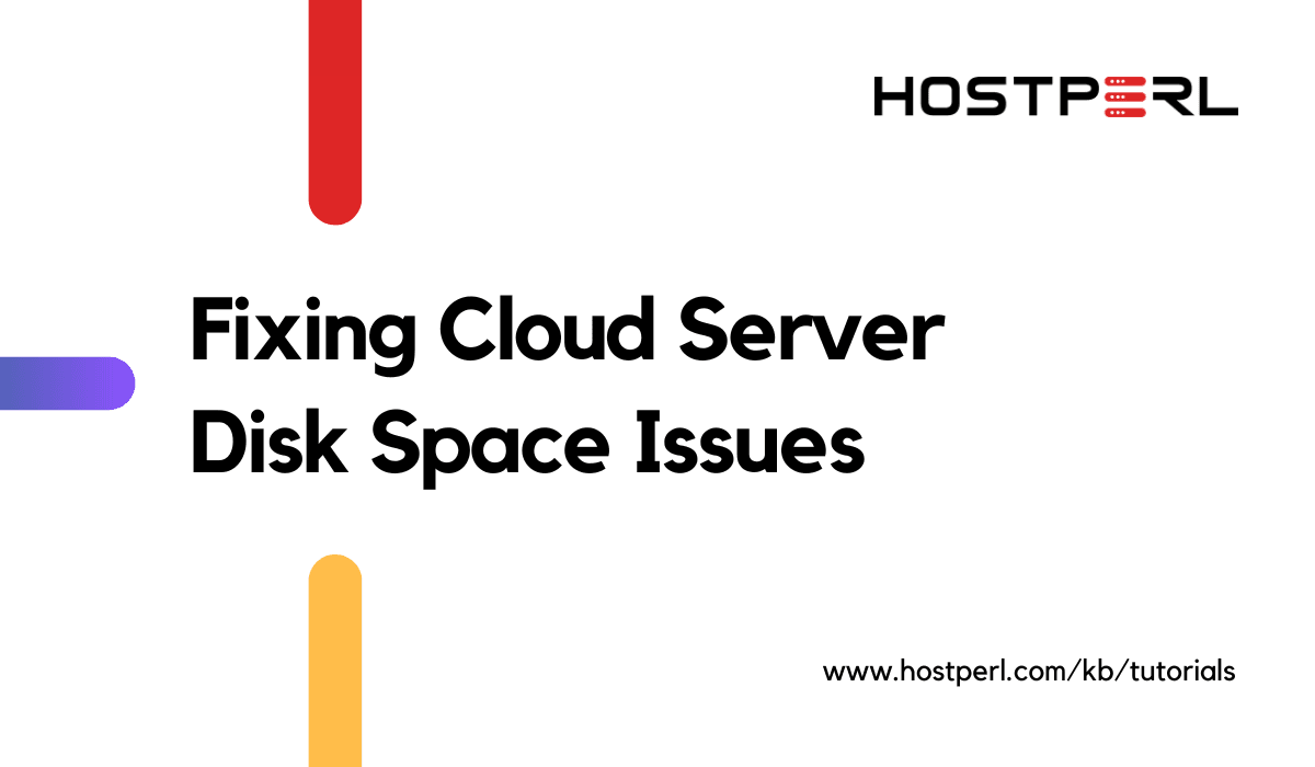 Fixing Cloud Server Disk Space Issues