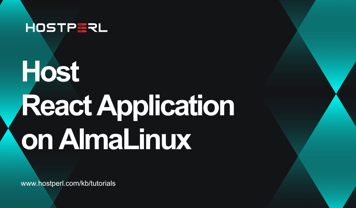 Host React Application on AlmaLinux 9