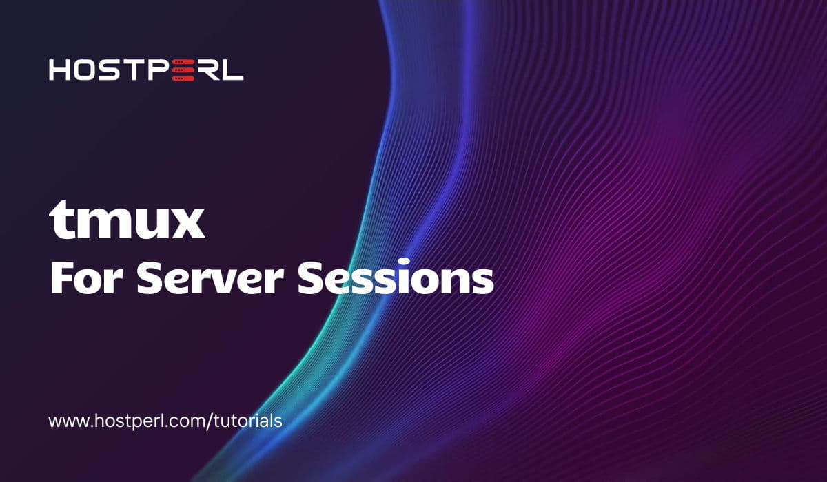 Use tmux for Server Sessions in AlmaLinux