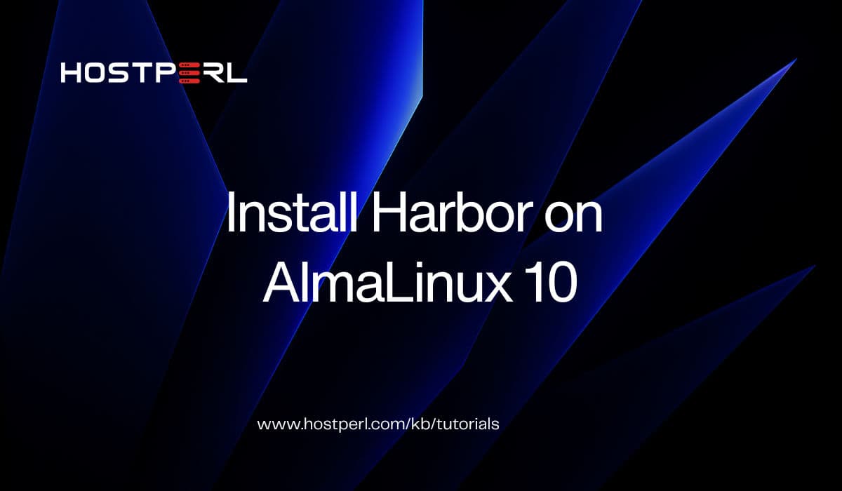 Install Harbor on AlmaLinux 10