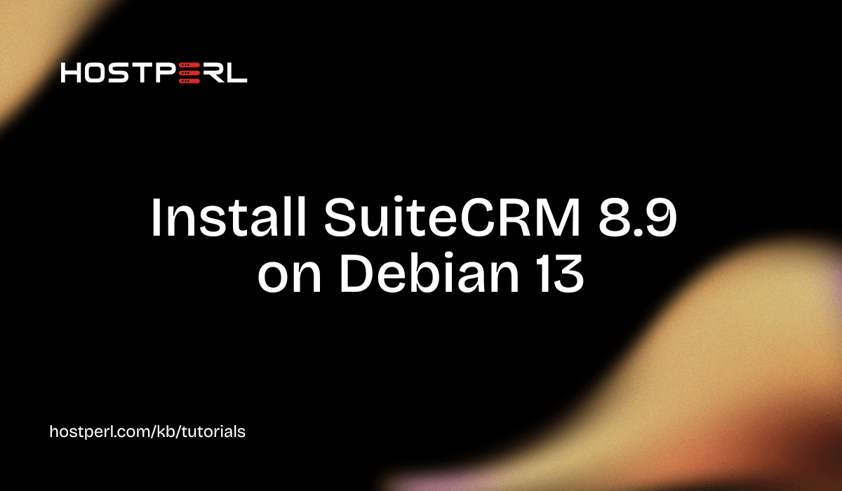 Install SuiteCRM 8.9 on Debian 13