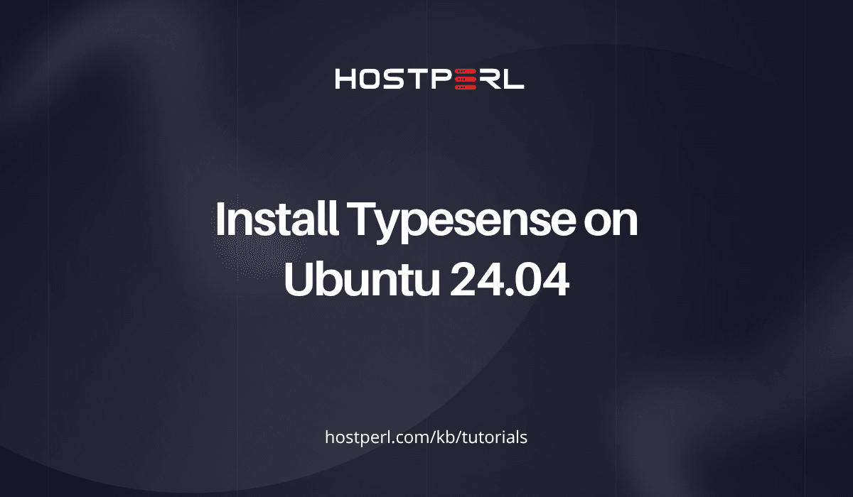 Install Typesense on Ubuntu 24.04